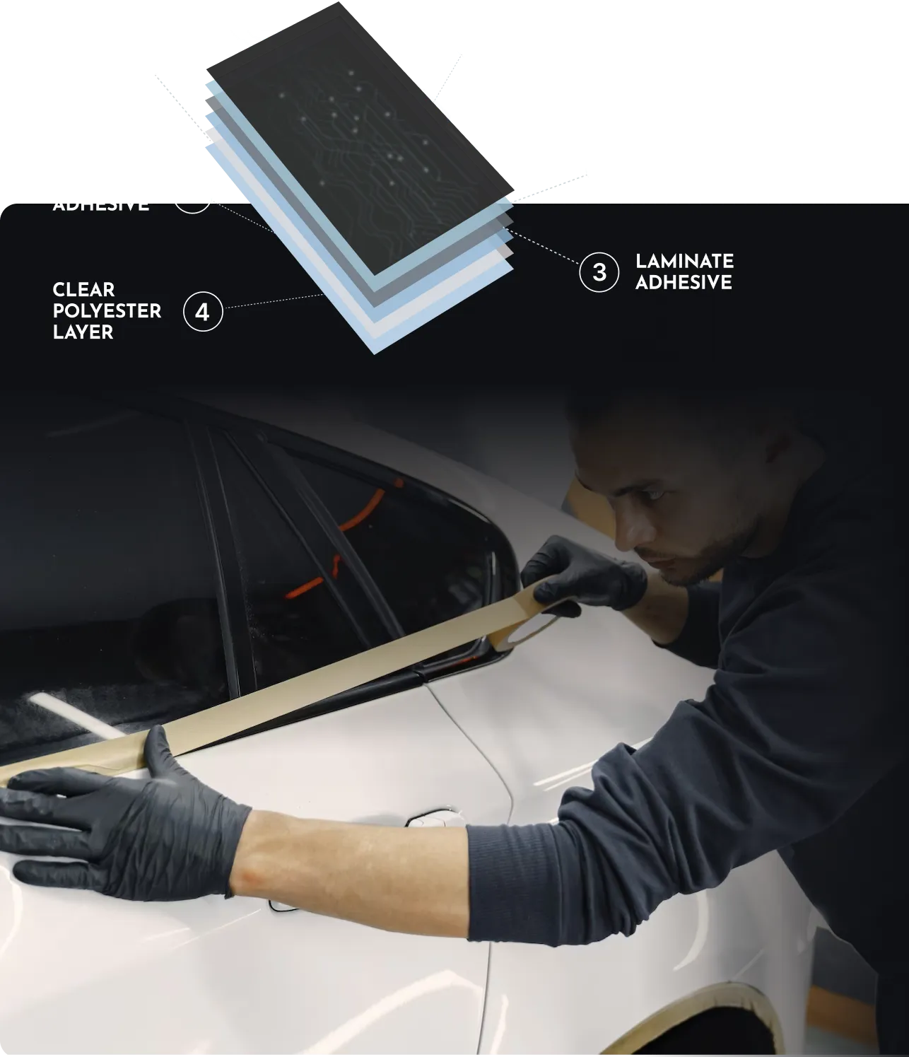 Tint Installer Working